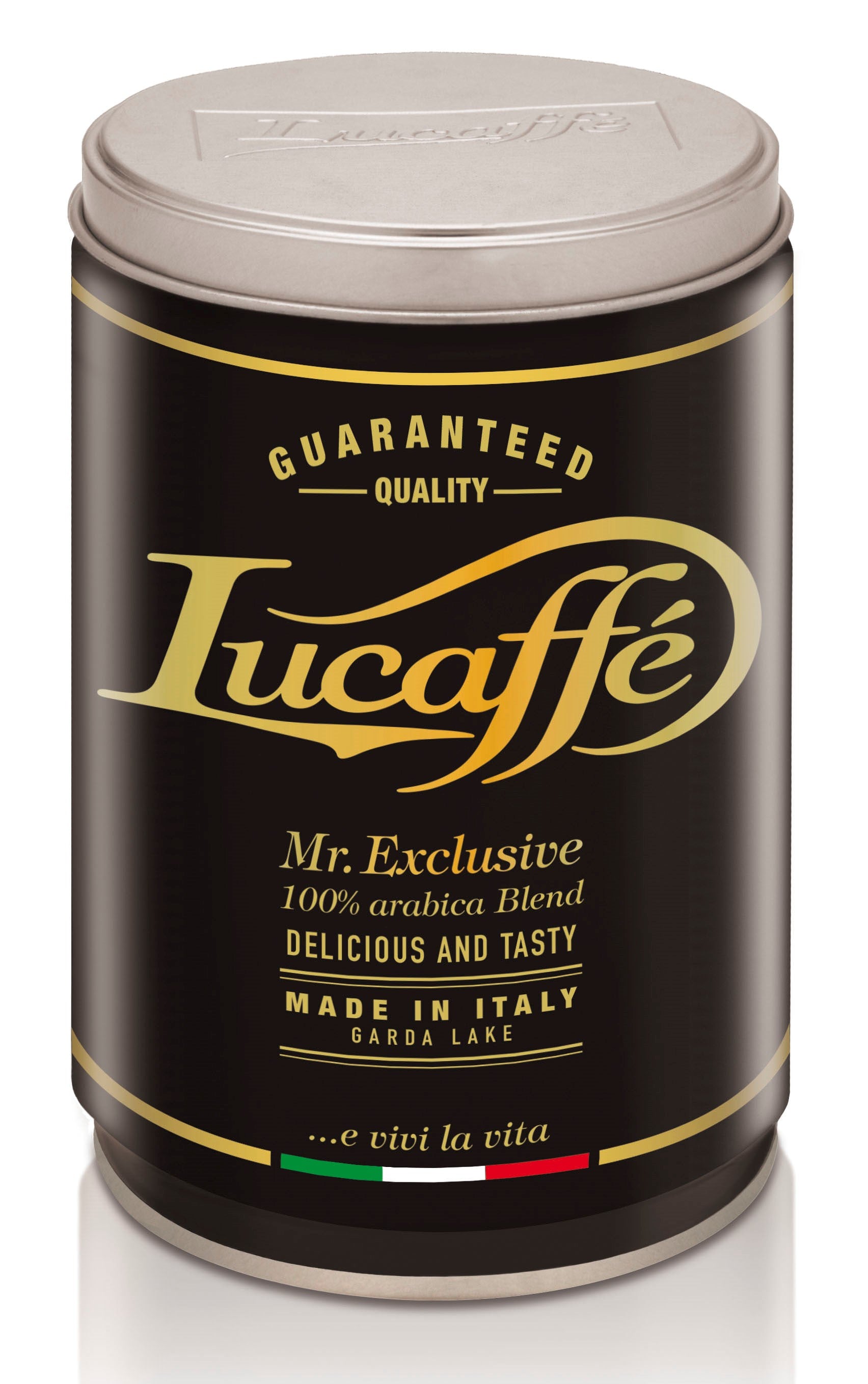 Lucaffe MR. EXCLUSIVE 100% Arabica Bohnen 250G Dose Lucaffe MR. EXCLUSIVE 100% Arabica Bohnen 250G Dose